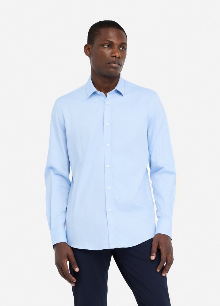 Bedrucktes Baumwollhemd Azurblau Liu Jo - medium Bedrucktes Baumwollhemd Azurblau Liu Jo - medium