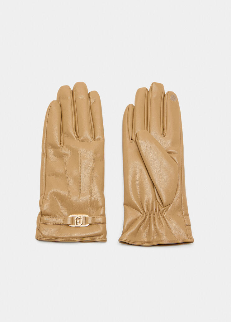 Gloves with logo  Liu Jo - medium Gloves with logo  Liu Jo - medium