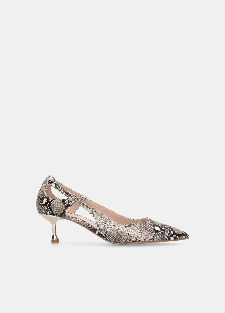 Snakeskin-effect court shoes with cut-out detailing rope Liu Jo - medium Snakeskin-effect court shoes with cut-out detailing rope Liu Jo - medium
