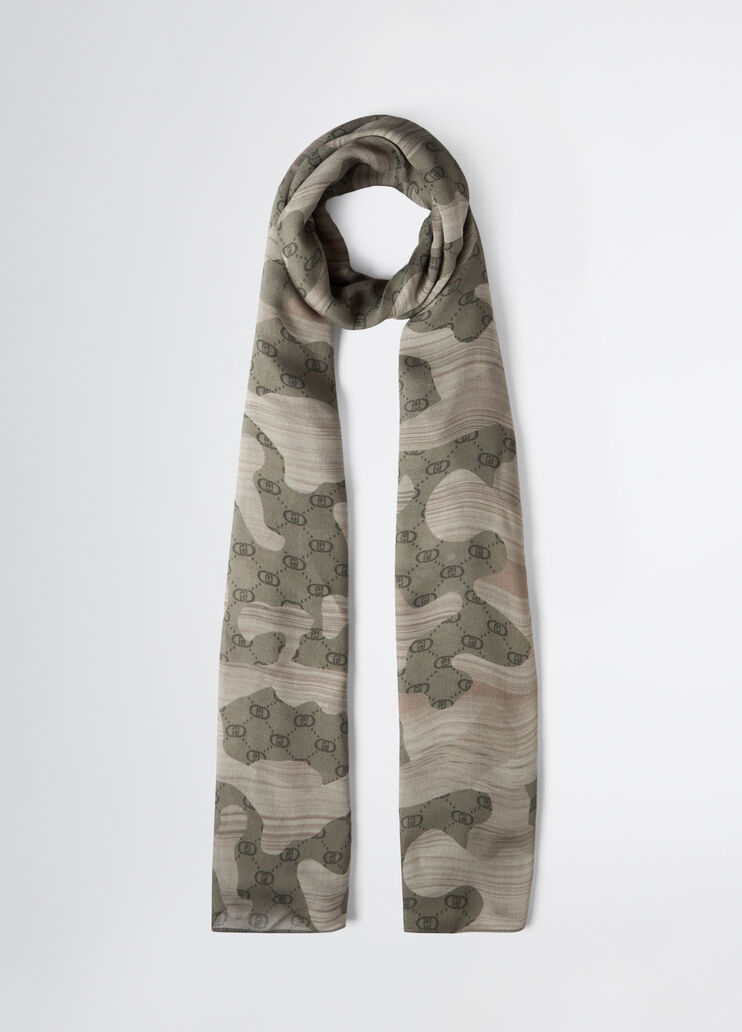 Camouflage pashmina olive green Liu Jo - medium Camouflage pashmina olive green Liu Jo - medium