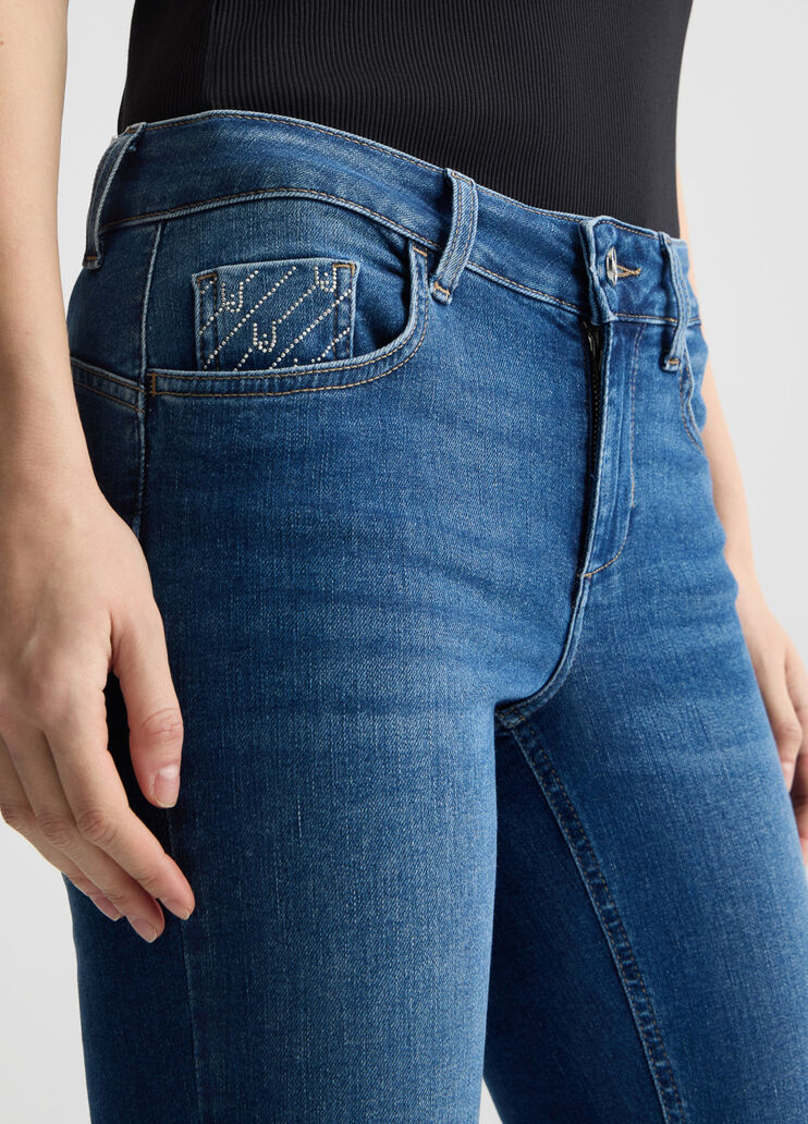 Bottom Up skinny jeans  dark denim Liu Jo - large image number 2 Bottom Up skinny jeans  dark denim Liu Jo - large image number 2