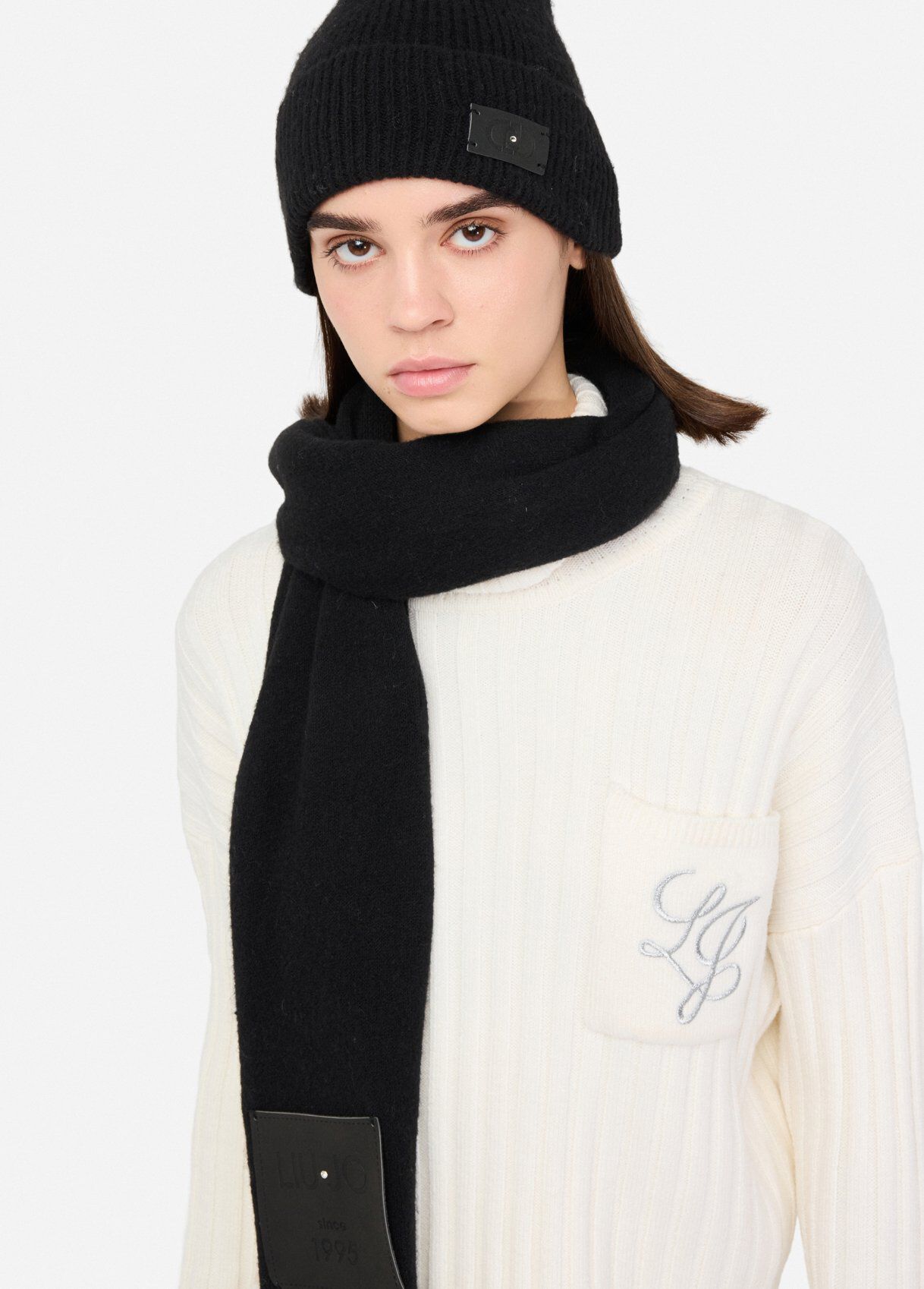 Hat and scarf set colour black | Liu Jo Hat and scarf set colour black | Liu Jo