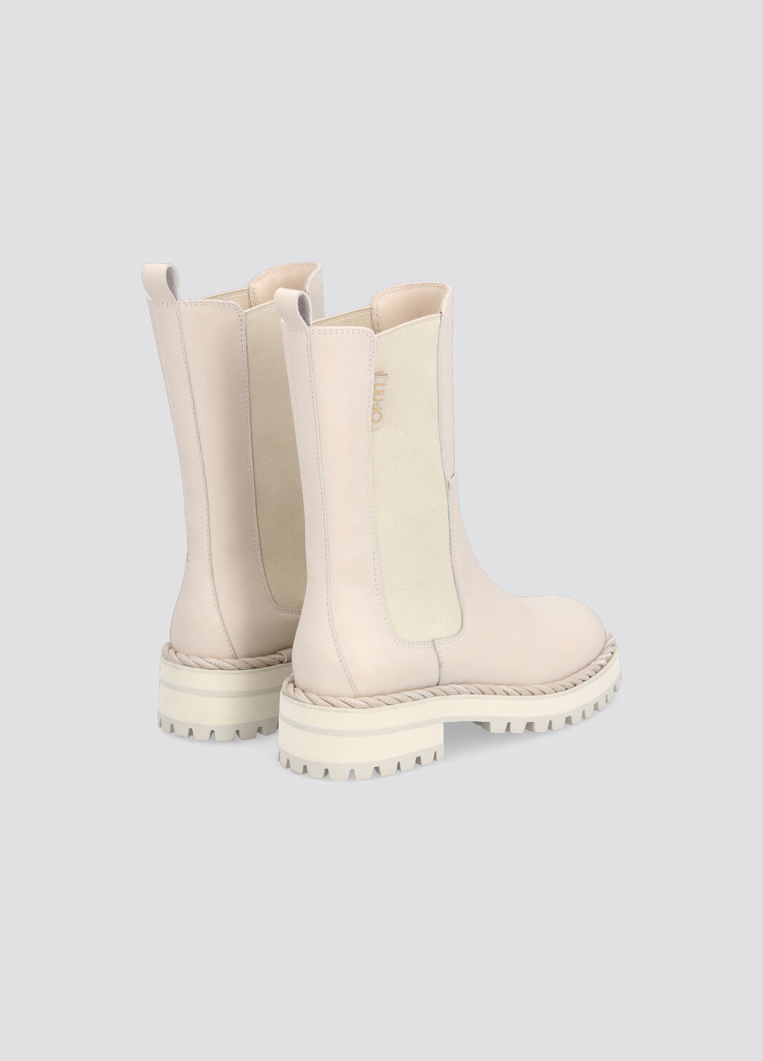 Кожаные полусапоги молочный Liu Jo - large image number 2