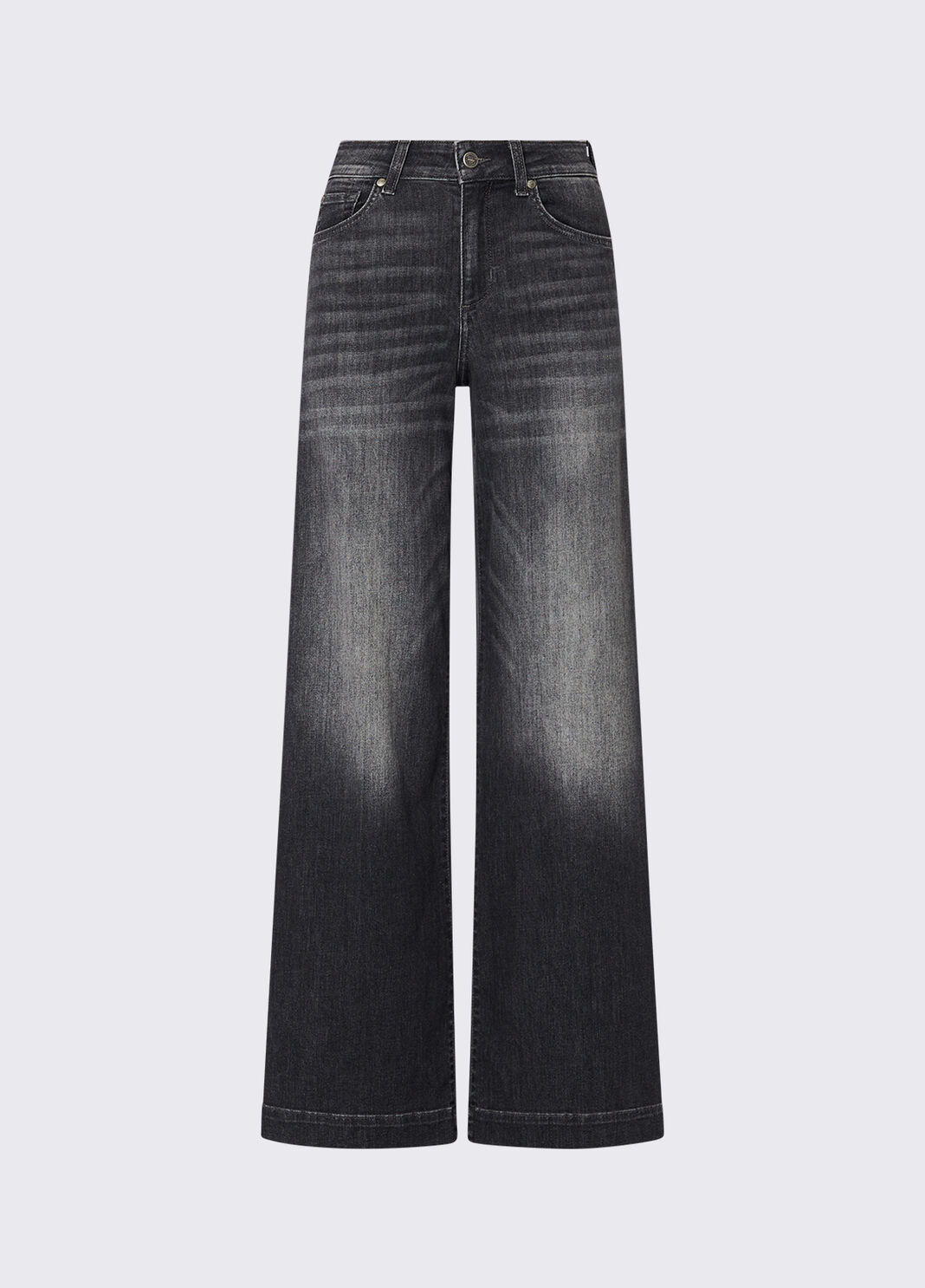 Jeans flare denim nero Liu Jo - large image number 6
