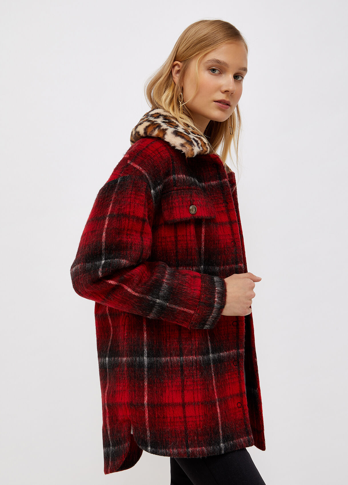 giacca tartan