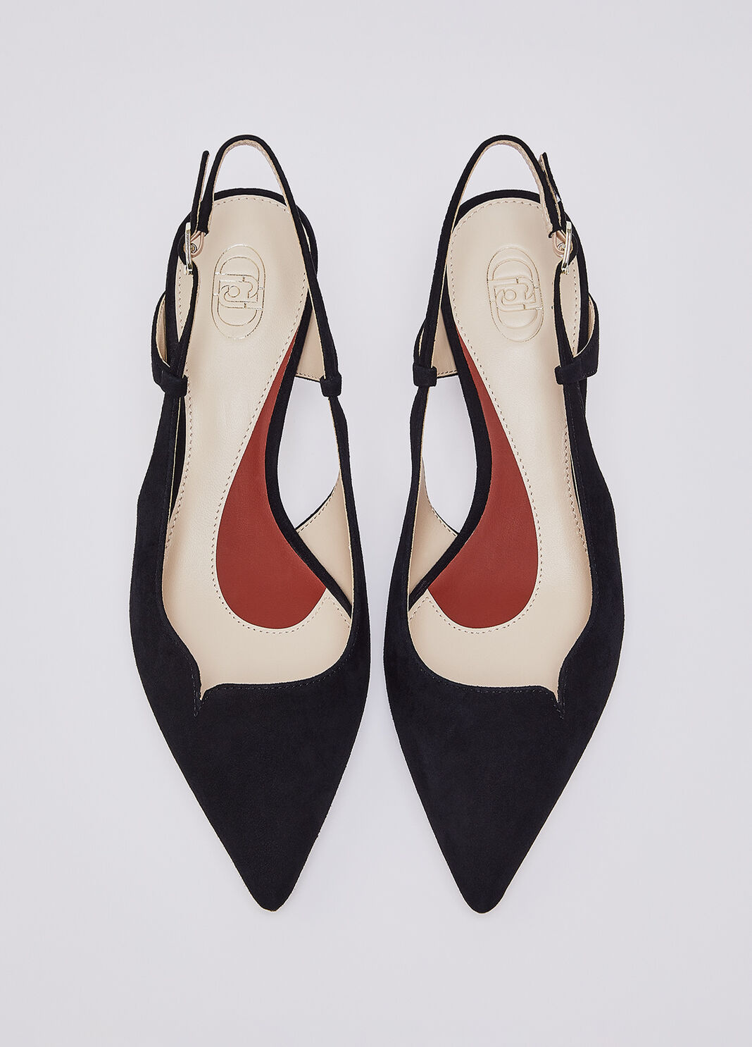 Slingback in camoscio nero Liu Jo - large image number 3