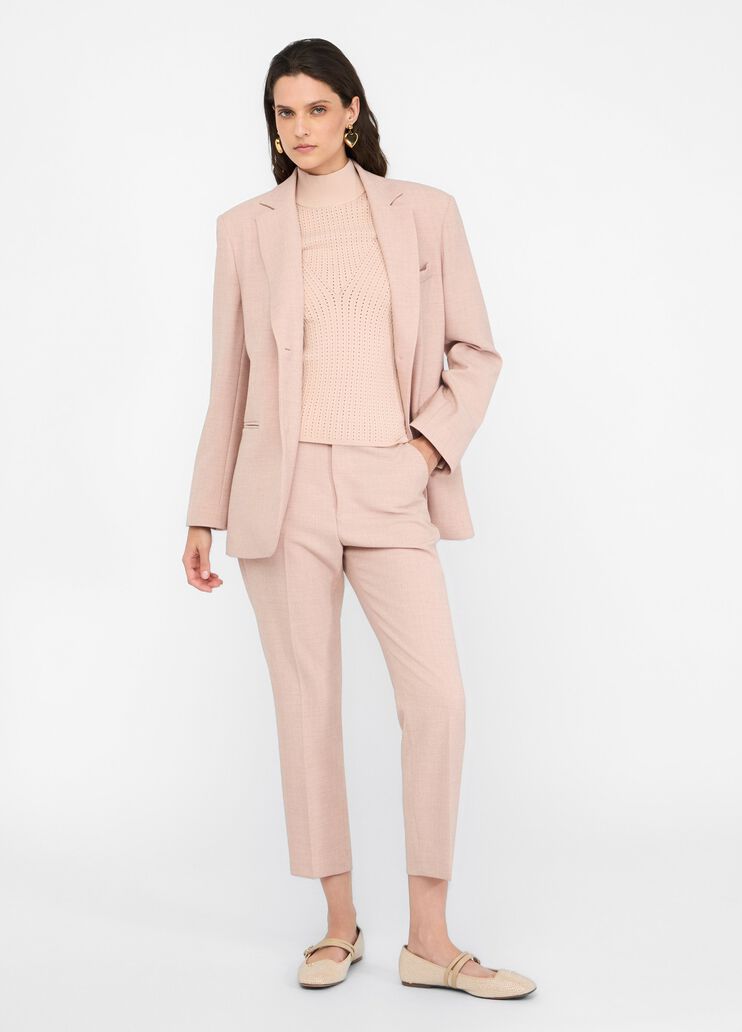Blazer aus Melange-Gewebe Rosa Liu Jo - medium