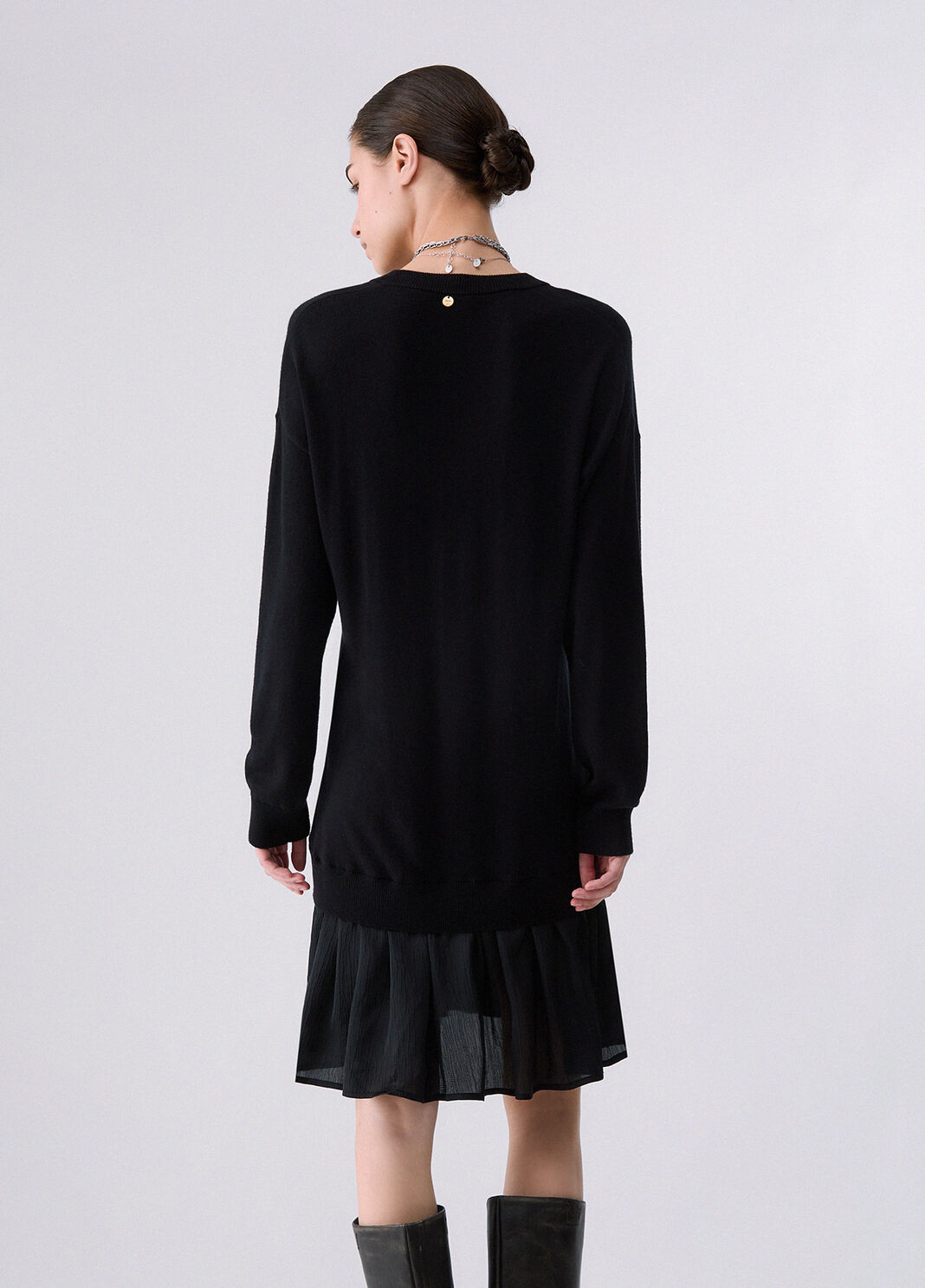Short knit dress black Liu Jo - large image number 1