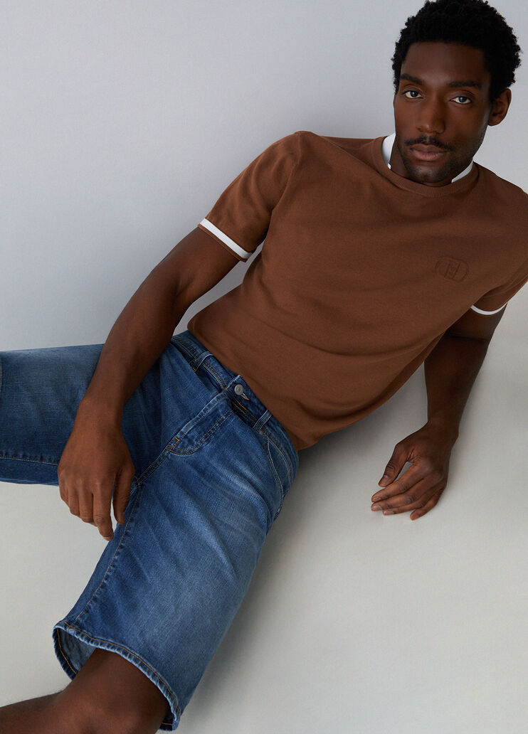 Knit T-shirt cognac Liu Jo - medium