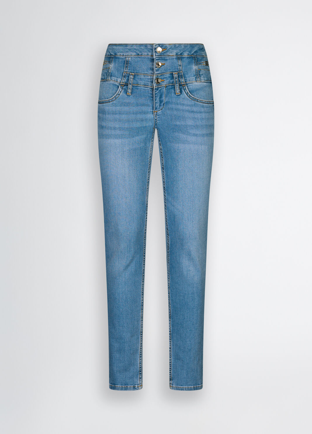 Jean skinny &agrave; taille haute denim bleu fonc&eacute; Liu Jo - large image number 4