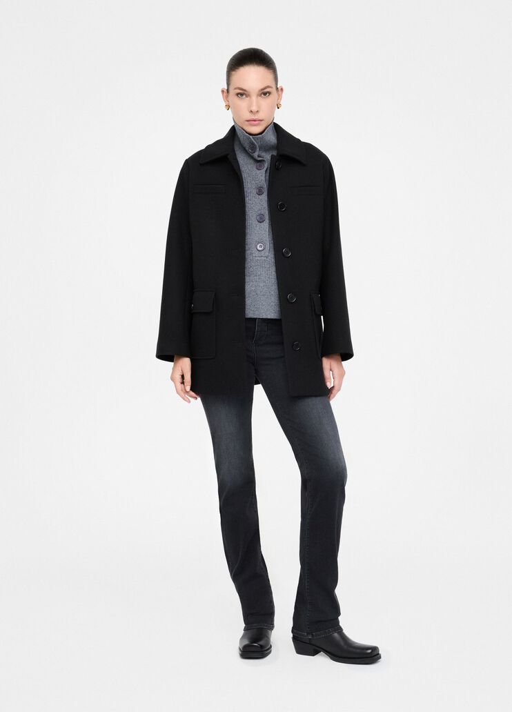 Mantel mit Gürtel Schwarz Liu Jo - large image number 5 Mantel mit Gürtel Schwarz Liu Jo - large image number 5