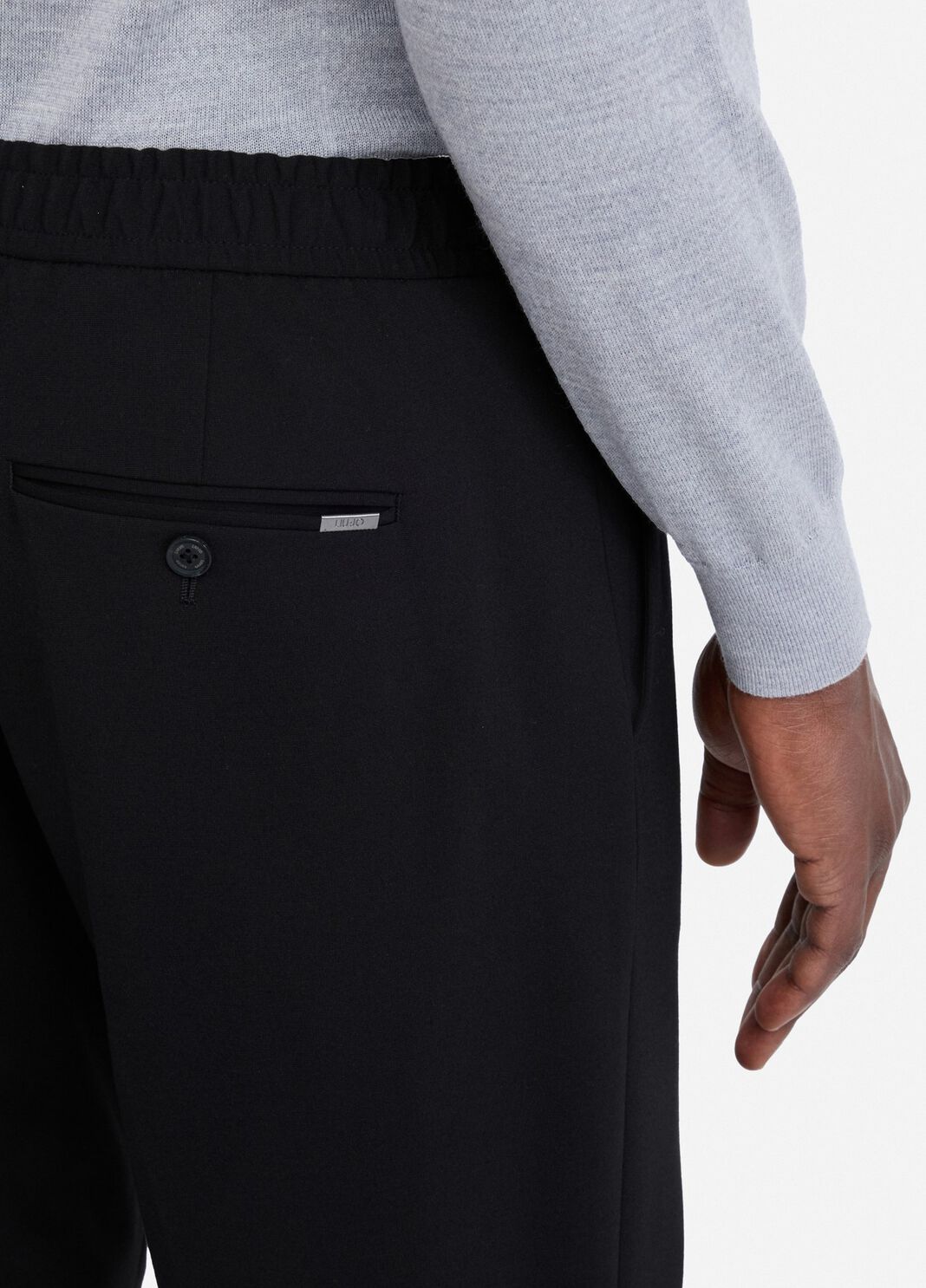 Slim fit chinos black Liu Jo - large image number 4