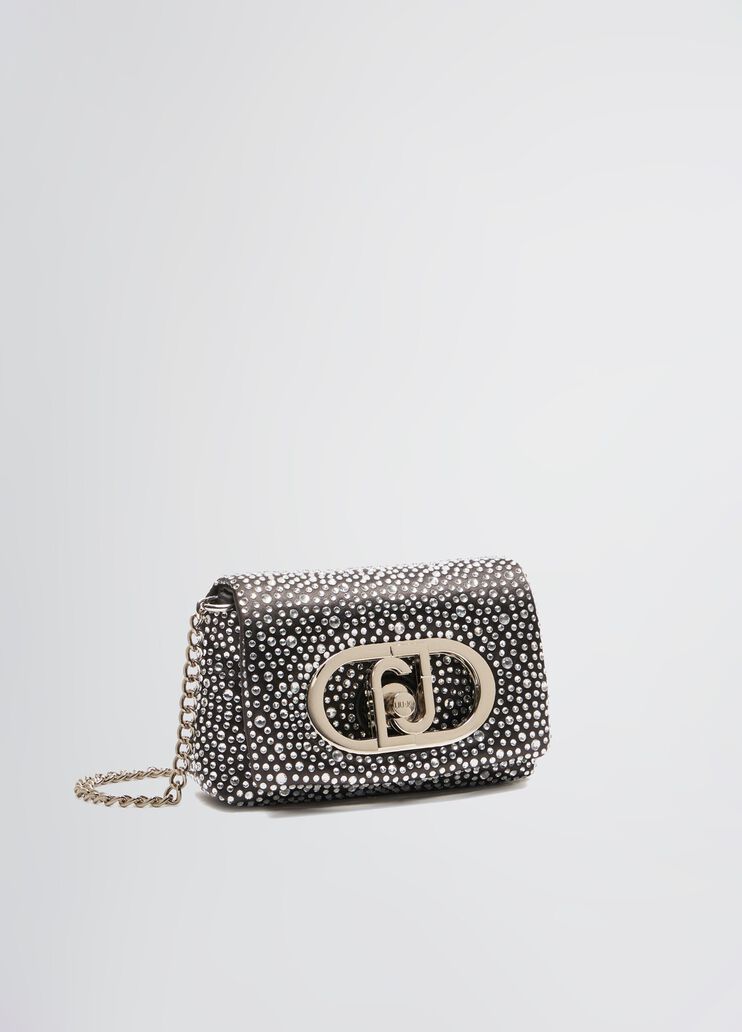 LaPuffy mini bag with rhinestones black Liu Jo - large image number 2 LaPuffy mini bag with rhinestones black Liu Jo - large image number 2