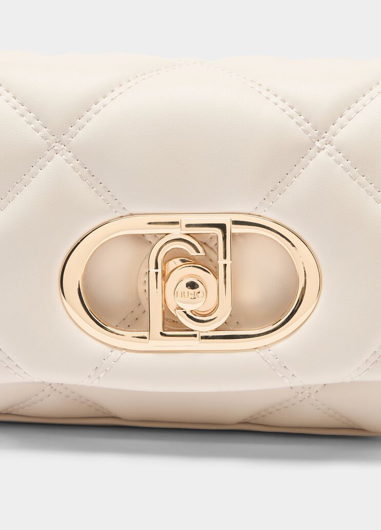 Sac LaPuffy petit modèle matelassé crème Liu Jo - large image number 3