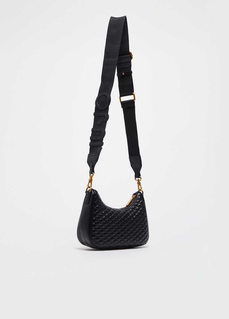 Sac hobo petit format glossy matelassé noir Liu Jo - large image number 3 Sac hobo petit format glossy matelassé noir Liu Jo - large image number 3