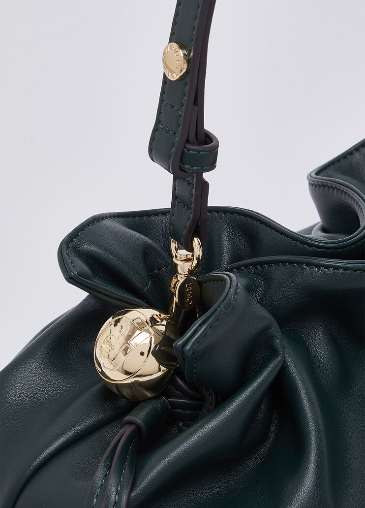 Bolso de hombro Riccy mediano verde oscuro Liu Jo - medium