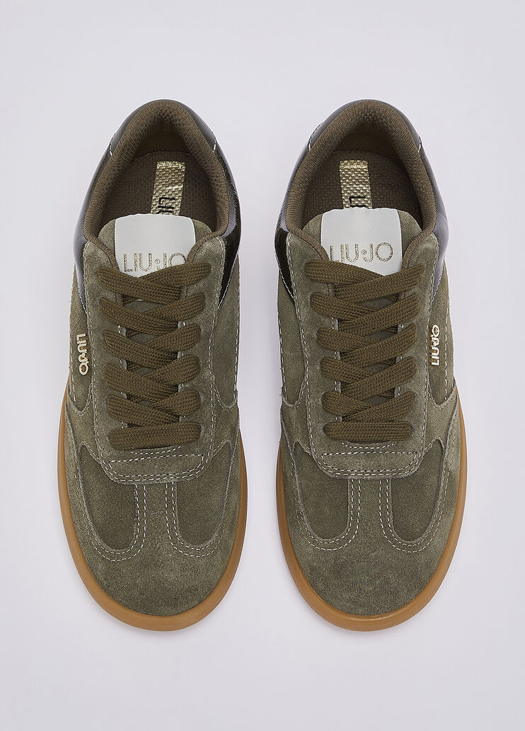 Suede Sneakers moss green Liu Jo - medium