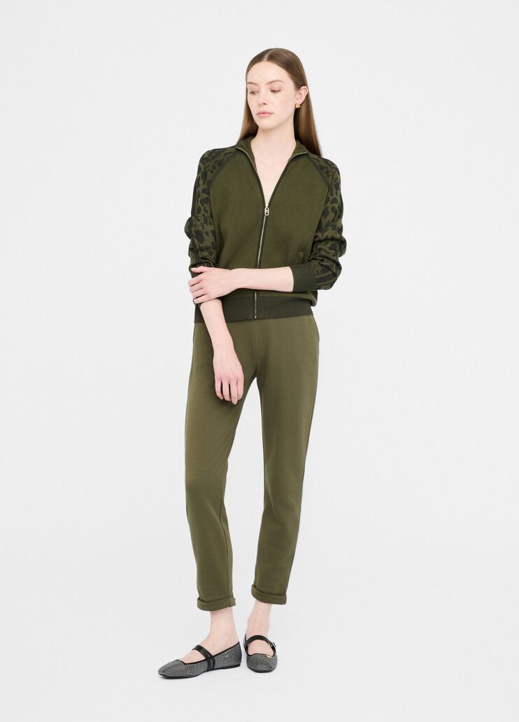 Fleece jogging pants  olive green Liu Jo - medium Fleece jogging pants  olive green Liu Jo - medium