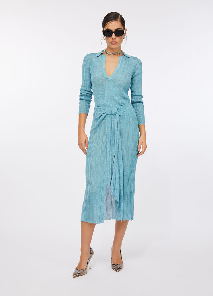 Strickrock aus Lurex® Aquagrün Liu Jo - medium