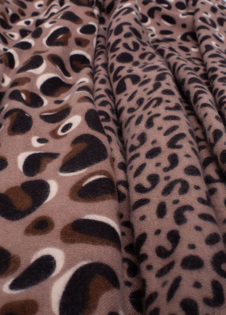 Animal-print stole Brown Liu Jo - large image number 2