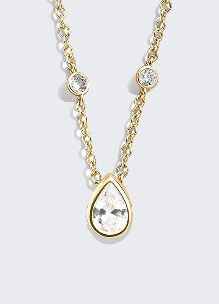 Necklace with jewelled stones white Liu Jo - large image number 1 Necklace with jewelled stones white Liu Jo - large image number 1