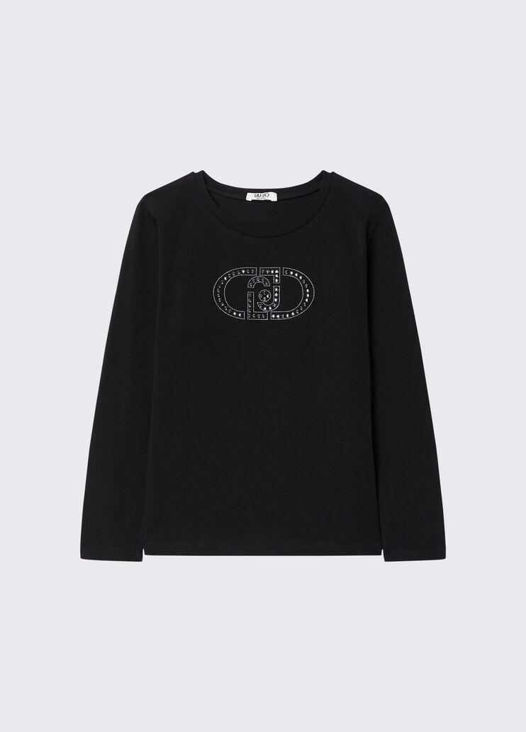 T-shirt с логотипом-монограммой  Liu Jo - medium