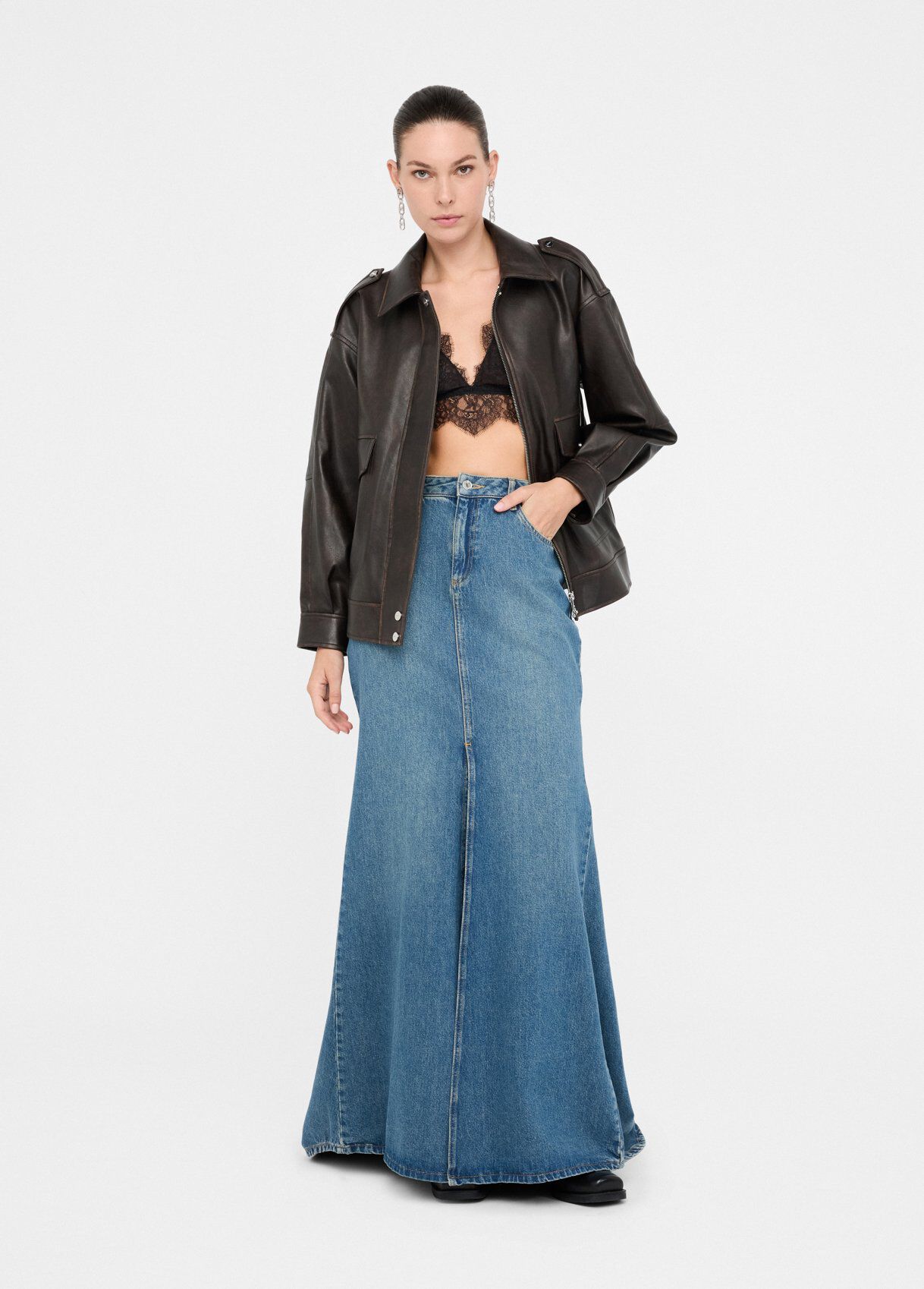 Denim mermaid skirt colour light blue denim | Liu Jo