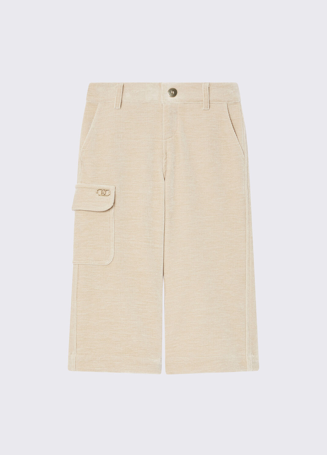 Velvet Trousers beige Liu Jo - large image number 2