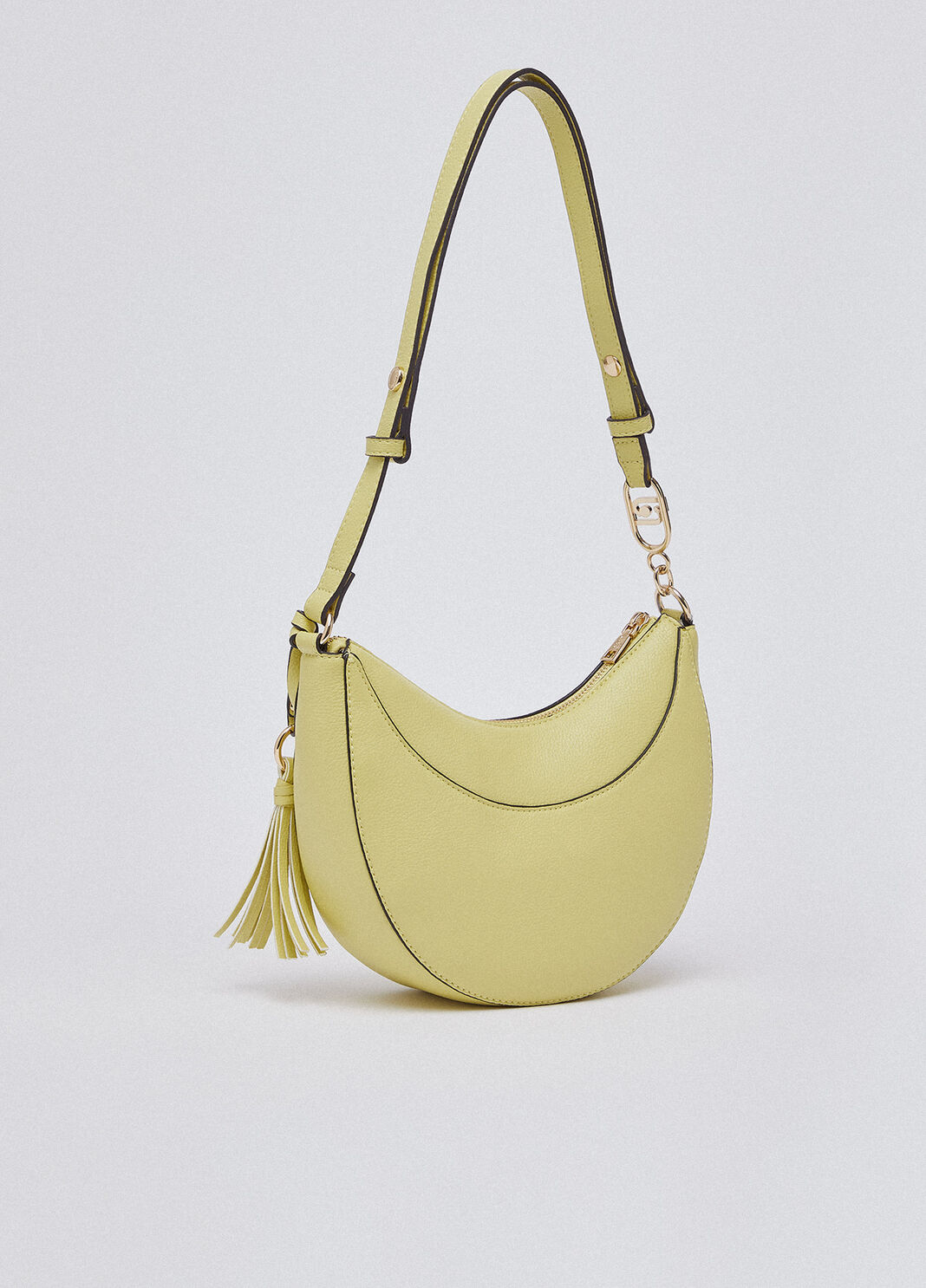 Borsa hobo media con charm giallo Liu Jo - large image number 3