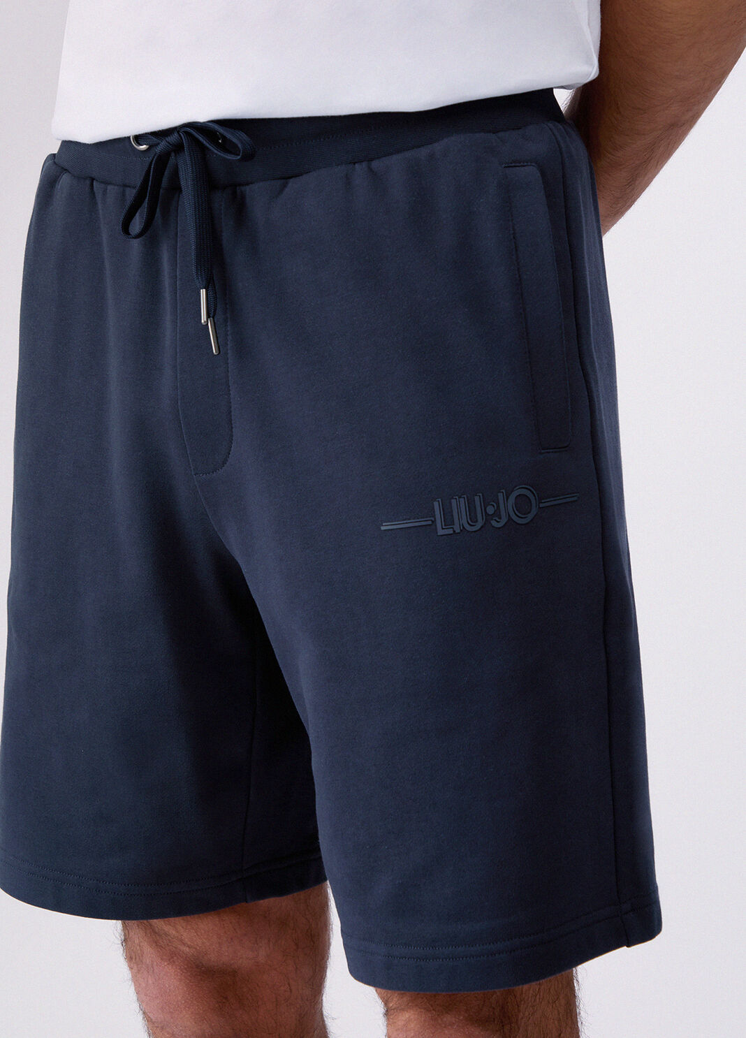Plush bermudas dark blue Liu Jo - large image number 4