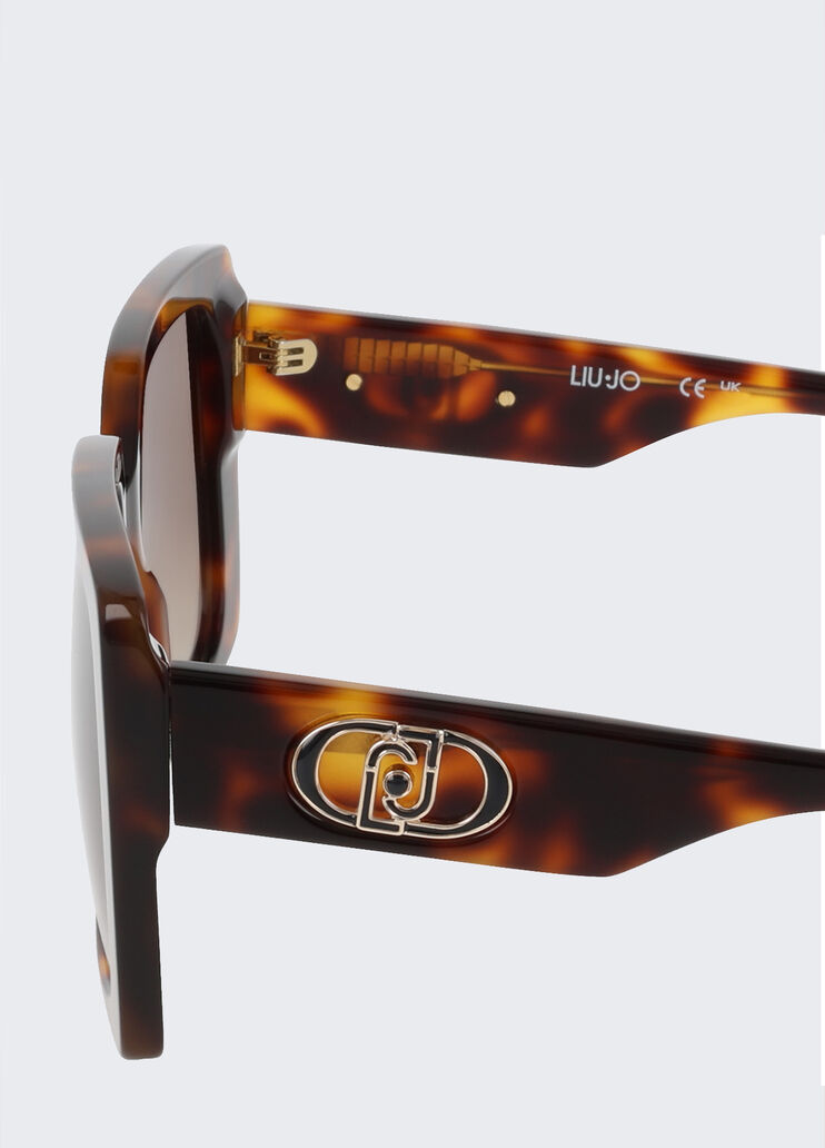 Square sunglasses tortoiseshell Liu Jo - medium Square sunglasses tortoiseshell Liu Jo - medium