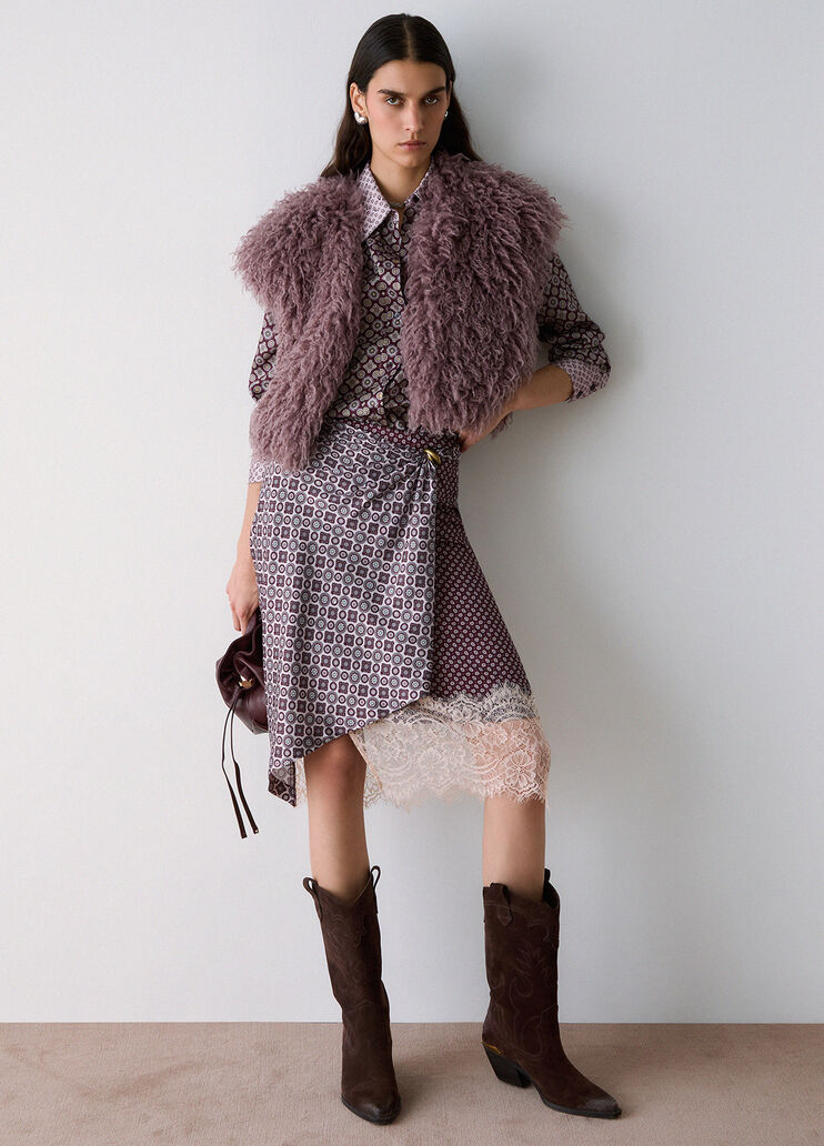 Cropped teddy vest pink Liu Jo - medium