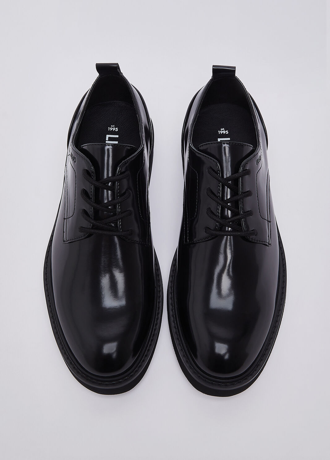 Glossy lace-up shoes black Liu Jo - large image number 3
