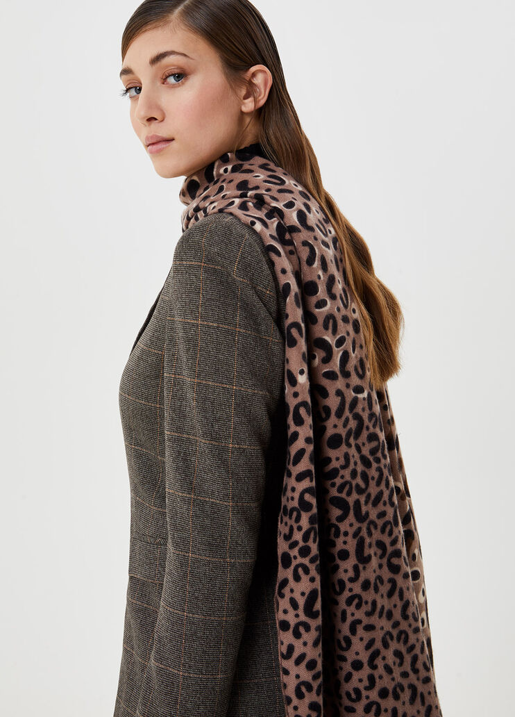 Animal-print stole Brown Liu Jo - large image number 1