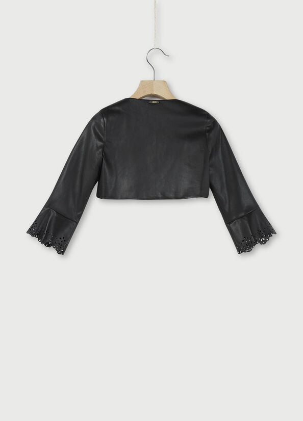 Faux leather jacket Black Liu Jo - large image number 1