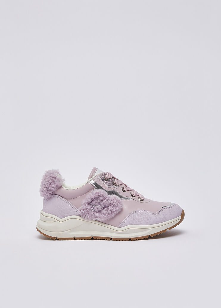 Sneakers with teddy details lilac Liu Jo - medium