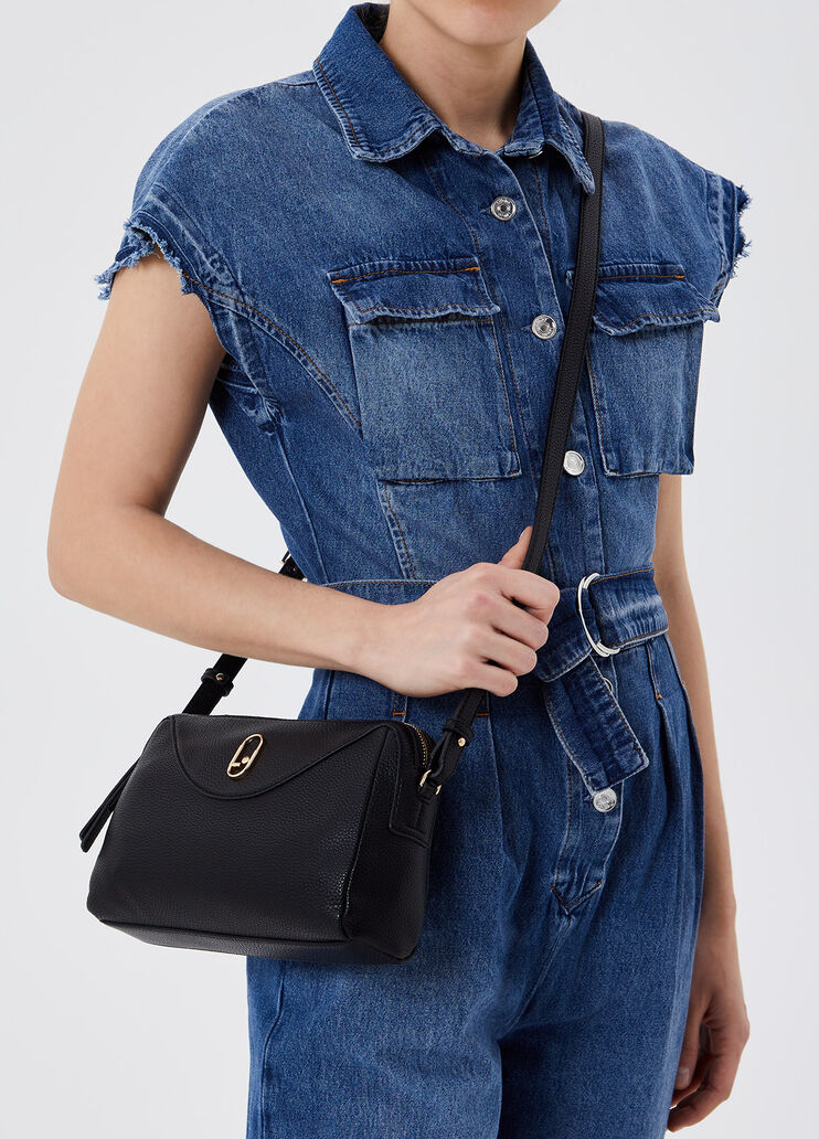 Crossbody bag with logo Black Liu Jo - large image number 1 Crossbody bag with logo Black Liu Jo - large image number 1