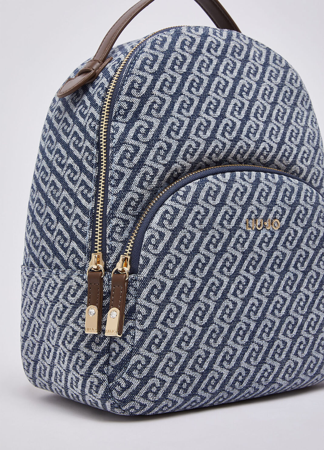 Rucksack Monogramm aus Denim denimblau Liu Jo - large image number 4