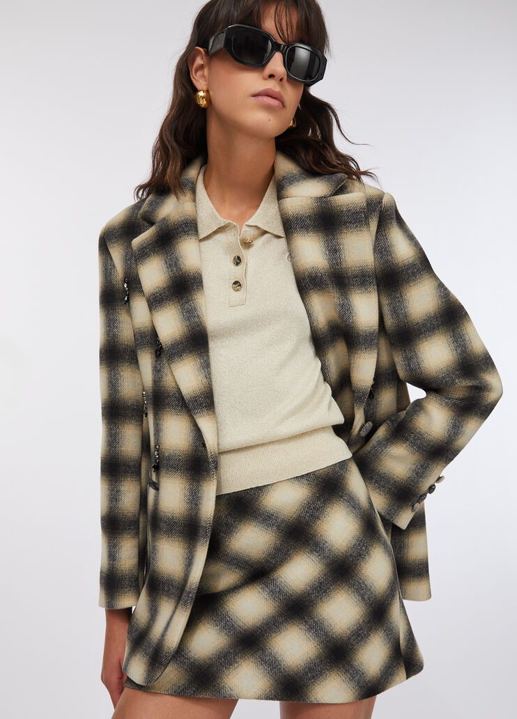 Veste à carreaux avec broderies bijoux carreaux Liu Jo - medium