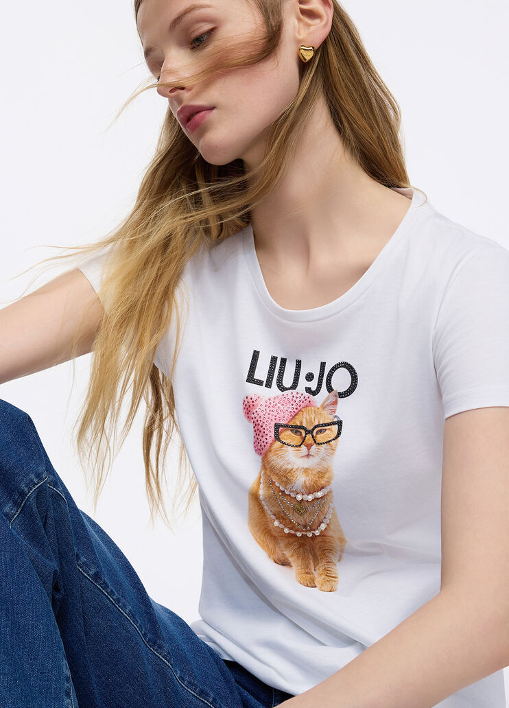 T-Shirt Liu Jo Better Cat-Eye Liu Jo - medium