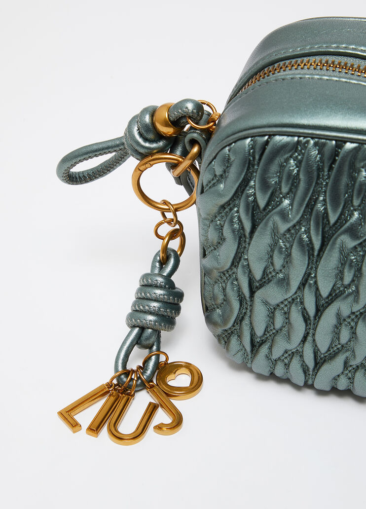 Mittelgroße Umhängetasche aus Matelassé Grün Liu Jo - large image number 1