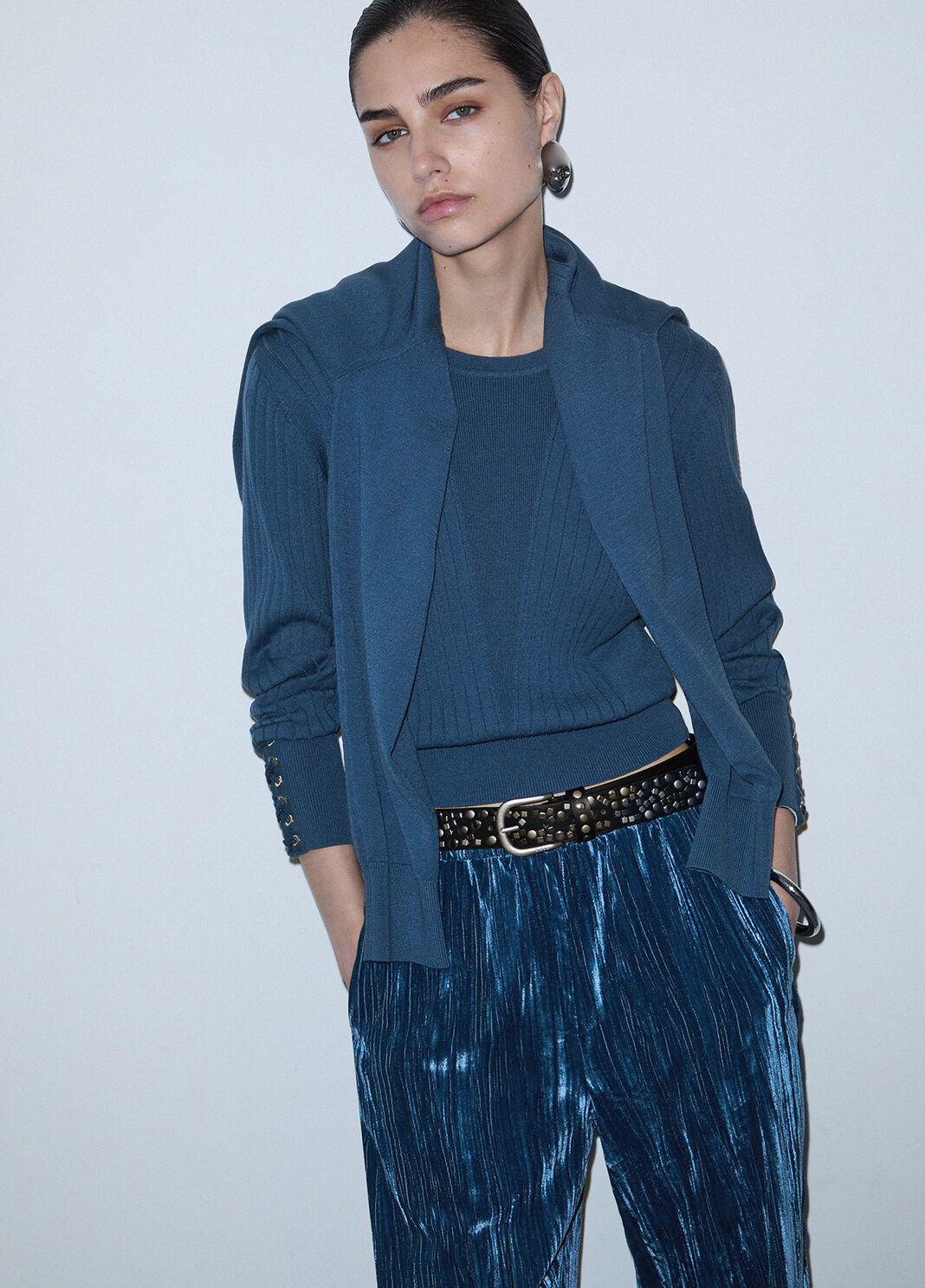 Pull avec Lacets bleu Liu Jo - large image number 2