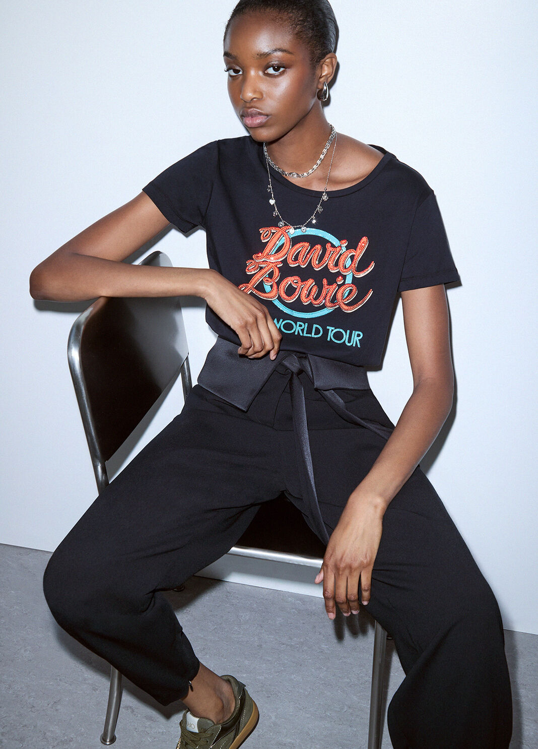 T-shirt with print logo Liu Jo - large image number 3