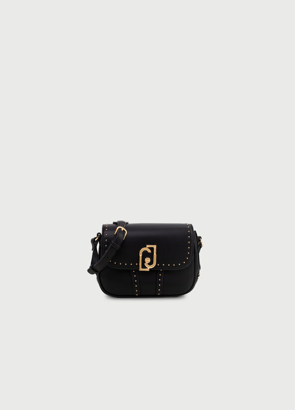 Crossbody bag with micro studs Black Liu Jo - large image number 0
