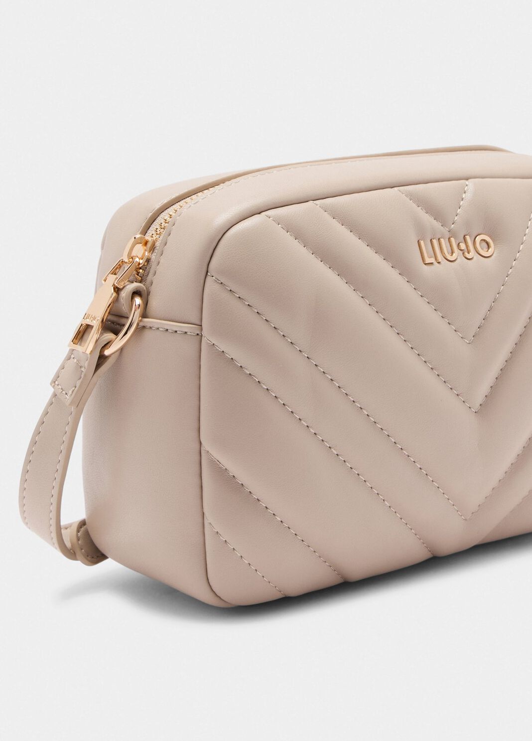 Small quilted crossbody bag beige Liu Jo - large image number 5
