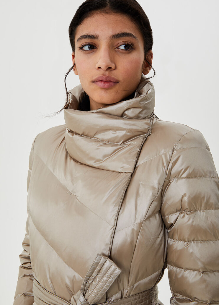 Long down jacket with belt Mud Liu Jo - large image number 2