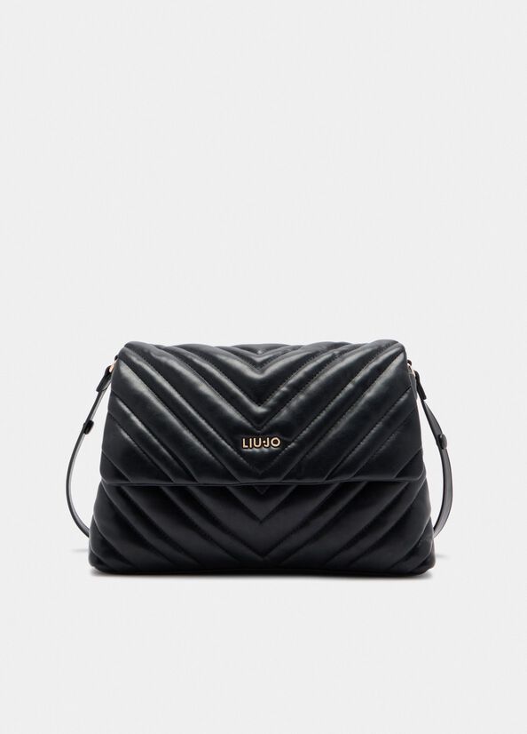Medium quilted hobo bag black Liu Jo - medium