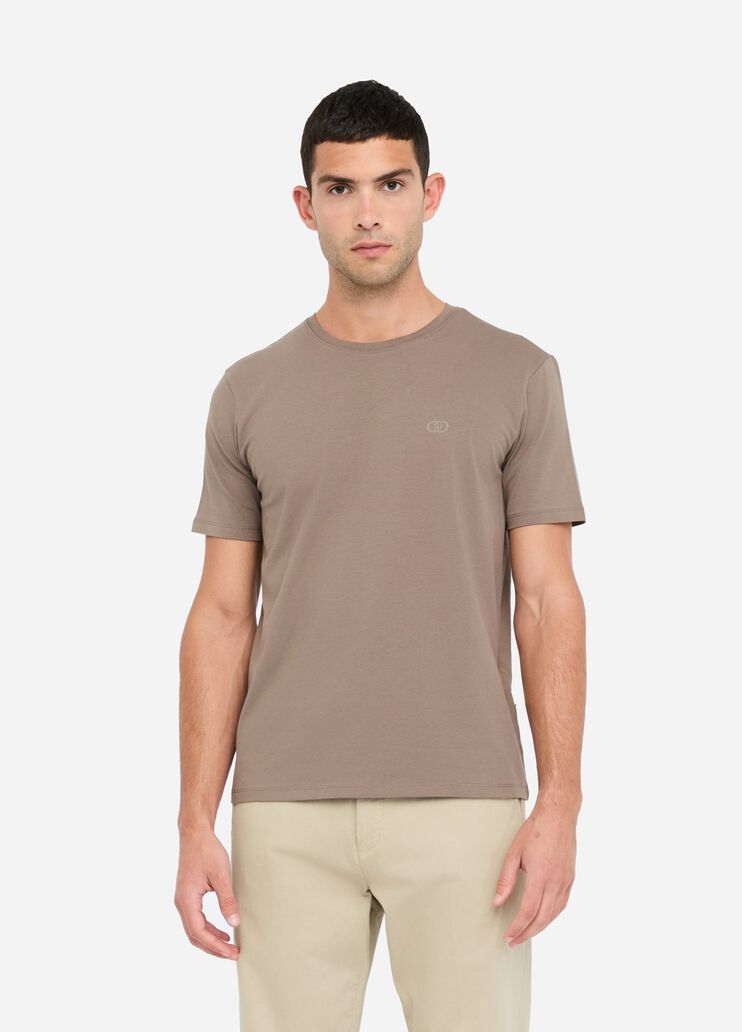 Cotton T-shirt khaki Liu Jo - medium Cotton T-shirt khaki Liu Jo - medium