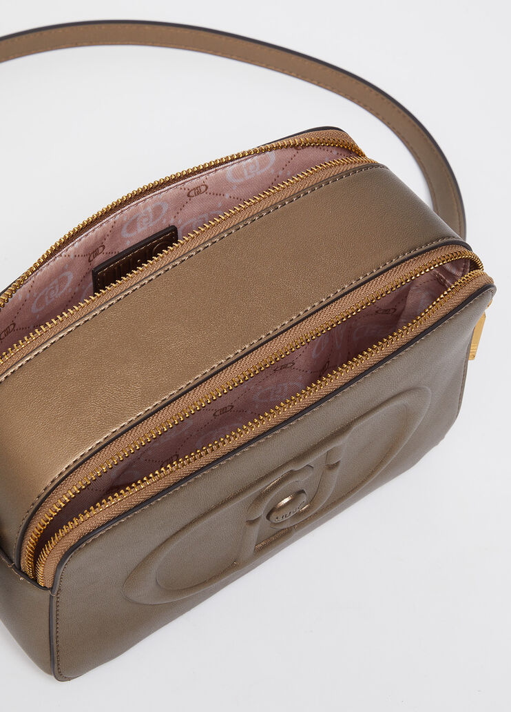 Mittelgroße Umhängetasche mit Logo braun Liu Jo - large image number 5