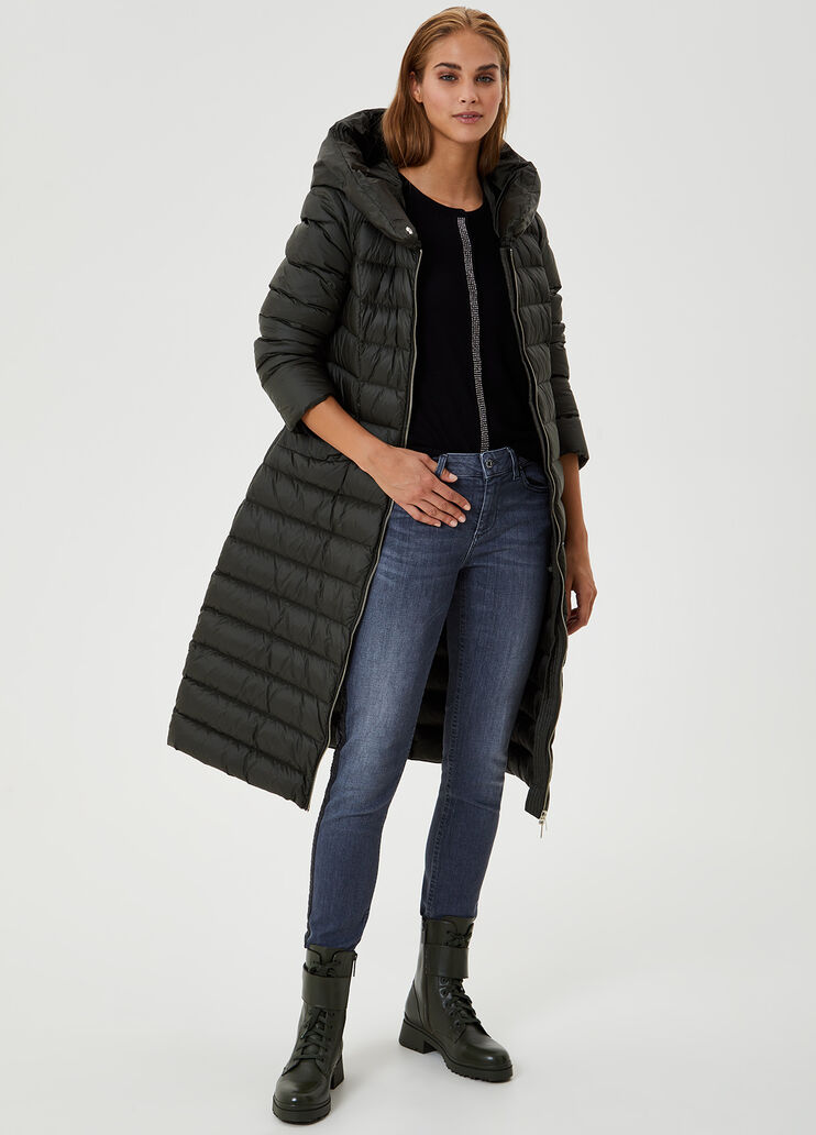 Vaqueros pitillo ecosostenibles con aplicaciones Gris Liu Jo - large image number 3